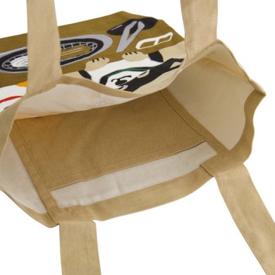TDS, Kawaii Tote Bag, Yakiniku Shiba, 39 x 38 cm, Item No. 34171