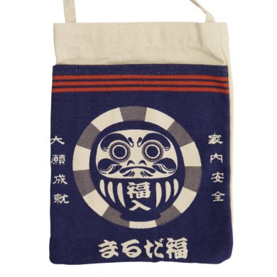 TDS, Kawaii Crossbody Bag, Daruma, 24 x 17.5 cm, Item No. 34173