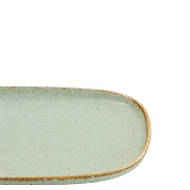 TDS, Plate, Minto Green, 24x16x2cm, Item No. 34295