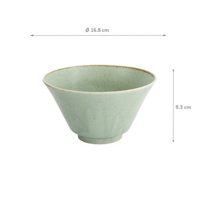TDS, Bowl, Minto Green, Ø 16.8x9.3cm, Item No. 34298