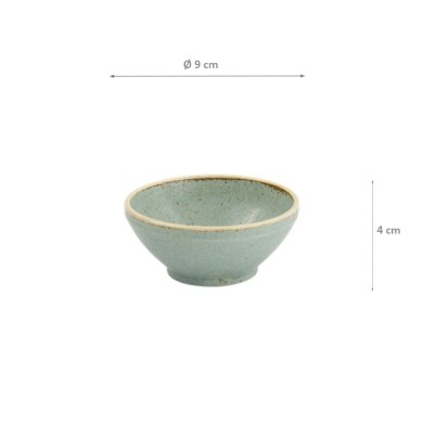 TDS, Bowl, Minto Green, Ø 9x4cm, Item No. 34299