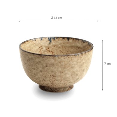 EDO Japan, Matcha bowl, Kizeto, Ø13 cm | H7 cm, Item No. 6040817