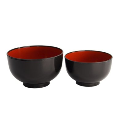 Bowl ABS Lacquerware, ABS Plastic, Ø 13.3 × 8.3 cm, Item No. 4160