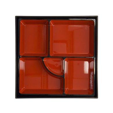 TDS, Bentobox, ABS Lacquerware, 25.5x25.5cm, Art.-Nr. 4193