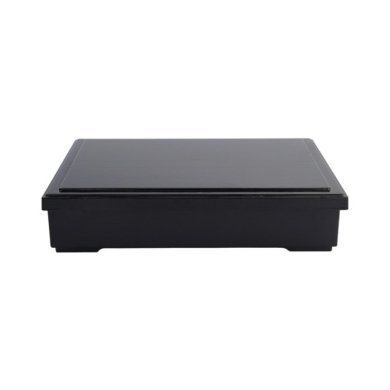 Bento Box Red/Black, ABS Lacquerware, 27.5 × 21.5 cm, Item No. 4194
