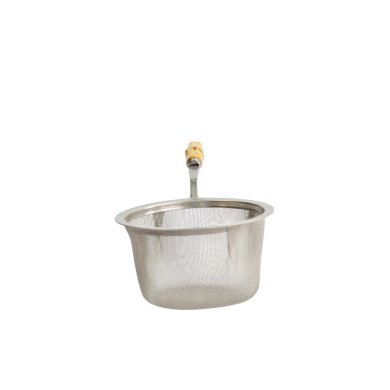 TDS, Japanisches Tea & Tea Kanister Sieb, 8 cm, mit Holzgriff, 0.8 Ltr., Art.-Nr. 4886