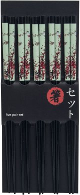 5 Paar Essstäbchen EDO Japan bei g-HoReCa 