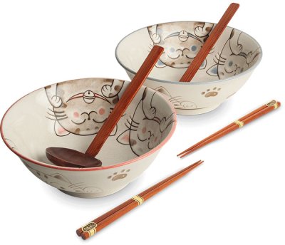 Ramen bowl set  2 Bowls Edo Japan at g-HoReCa 