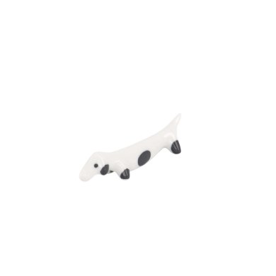 Chopstick Rest Dog White, Porcelain, Item No. 617195