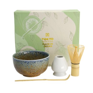 Matcha Gift Set Reef Blue, 4 pcs., 12.7 × 7 cm, Item No. 617409
