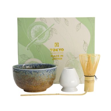 Matcha Gift Set Reef Blue, 4 pcs., 12.7 × 7 cm, Item No. 617409