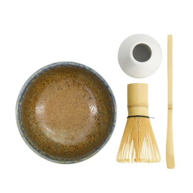 TDS, Matcha Bowl Giftset , 4-piece set, 12.7 x 7 cm, Sakura Black, Item No. 617416