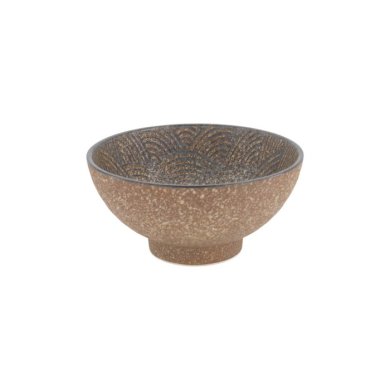 Ramen Bowl Minoyaki Bronze Brown, Porcelain, 1 l, Item No. 618574