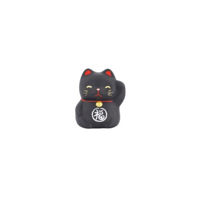 TDS, Glückskatze / Lucky Cat, Dekoration, Schwarz, 5.2 cm - Art Nr. 6195