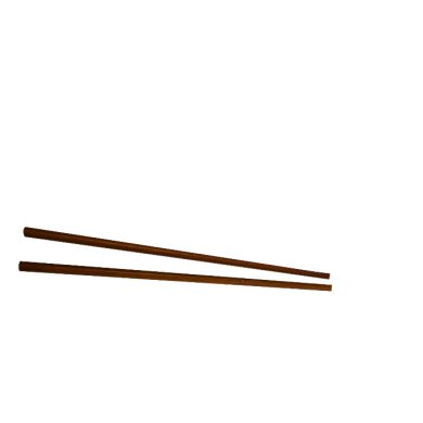 EDO Japan, Chopstick Set, Brown Wood, 25 cm, Item No. 6006467