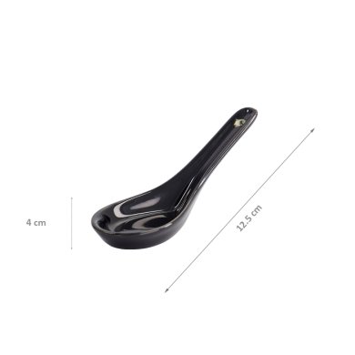 TDS, Spoon, Black Series, 12.5x4cm , Item No. 7545