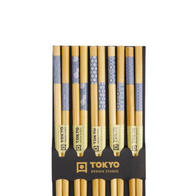 TDS, 5 Paar Essstäbchen, Kitchenware, 22,5 cm, Art.-Nr. 8216