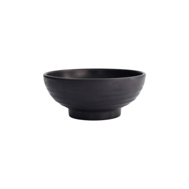 Noodle Bowl Black, Melamine, Ø 19 × 8 cm, 850 ml, Item No. 8556