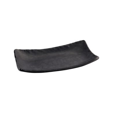 Sushi Plate Zen Black, Melamine, 26.4 × 16.5 × 4.5 cm, Item No. 8557