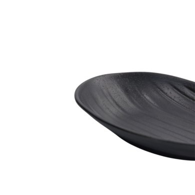 Sushi-Platte Zen Schwarz, Melamin, 23 × 14,5 × 3,5 cm, Art.-Nr. 8559