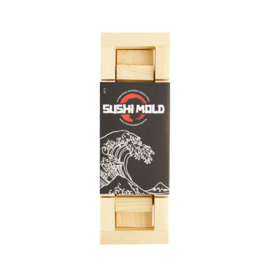 TDS, TDK FZ Sushi Mold, Wood,  21x7x6 cm, Item No. 8573