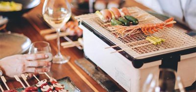 Konro Grill Diatomite inkl. Zubehör bei g-HoReCa (Bild 6 von 8)