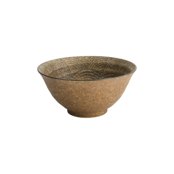 Nudelschale Mino Yaki Braun, Steinzeug, Ø 20 × 10 cm, 1,4 l, Art.-Nr. 14453