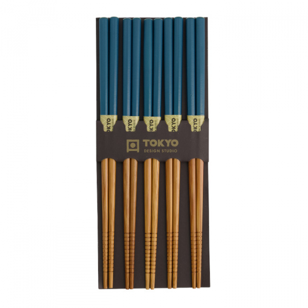 Bamboo Petrol Chopstick Set at g-HoReCa 