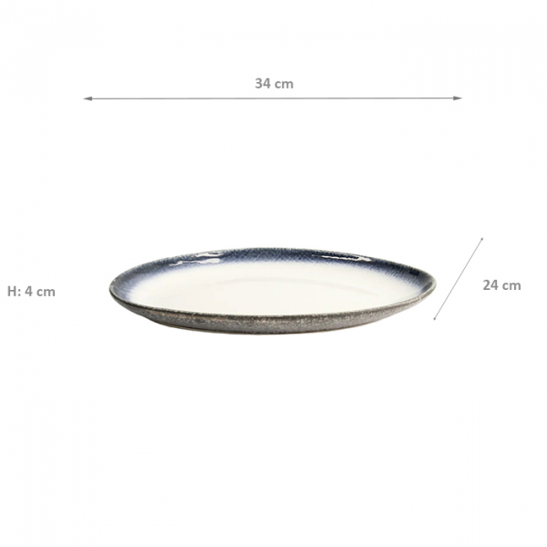 Tajimi Oval Plate at g-HoReCa (picture 6 of 6)