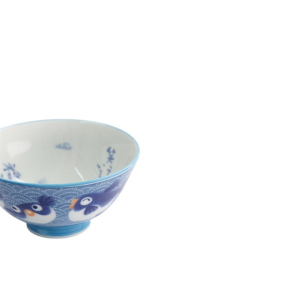 Bowl Kawaii Fish Blue, Porcelain, Ø 11.2 × 6 cm, 300 ml, Item No. 14970