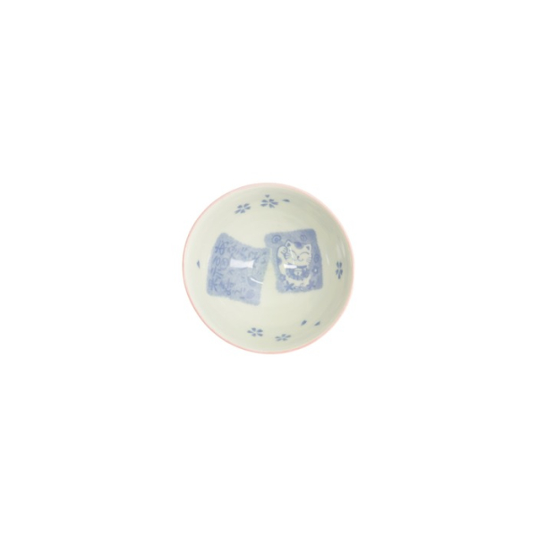 Bowl Kawaii Cat Neko Pink, Porcelain, Ø 11.2 × 6 cm, 300 ml, Item No. 14973