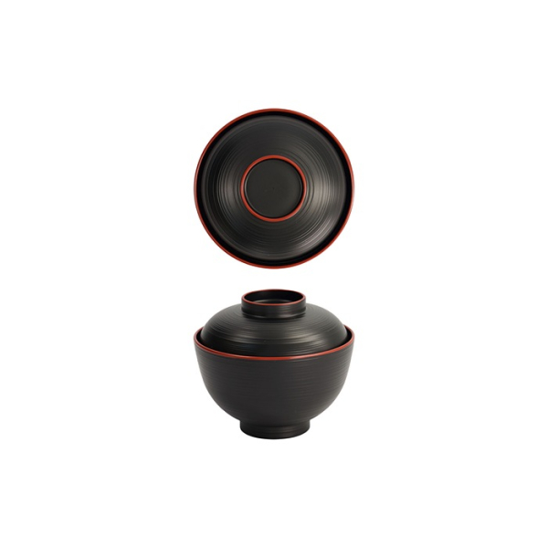 Tokyo Design Studio Bowl with Lid, ABS Lacquerware, Ø 10,8 cm