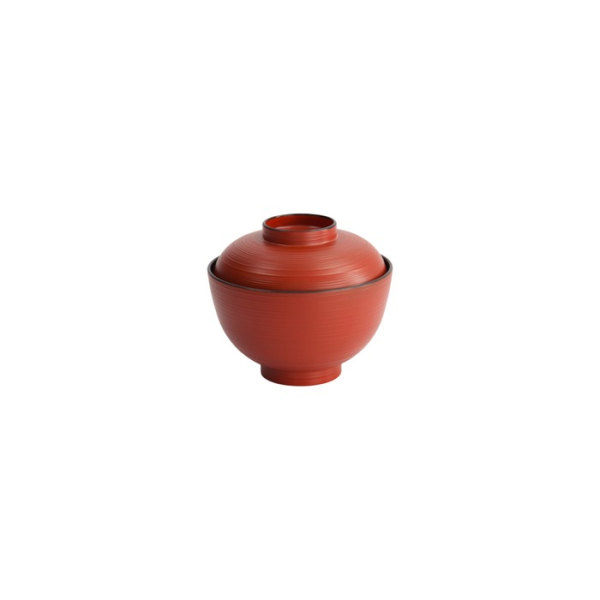 Bowl with Lid ABS Lacquerware, ABS Plastic, Ø 10.8 × 6.35 cm, Item No. 14975