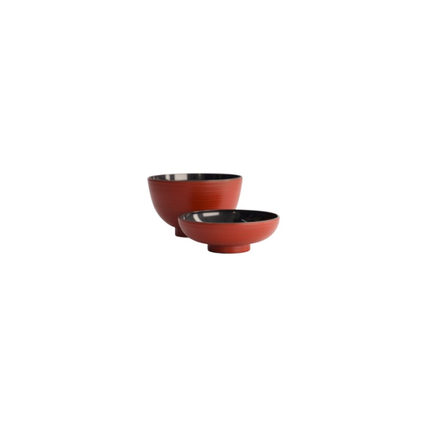 Bowl with Lid ABS Lacquerware, ABS Plastic, Ø 10.8 × 6.35 cm, Item No. 14975