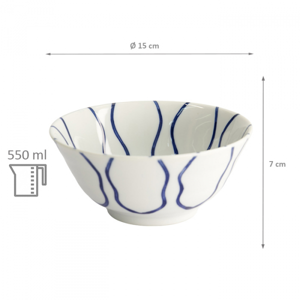 TDS, Bowl, Mixed Bowls, Ø 15x7cm, 500 ml, Item No. 14991