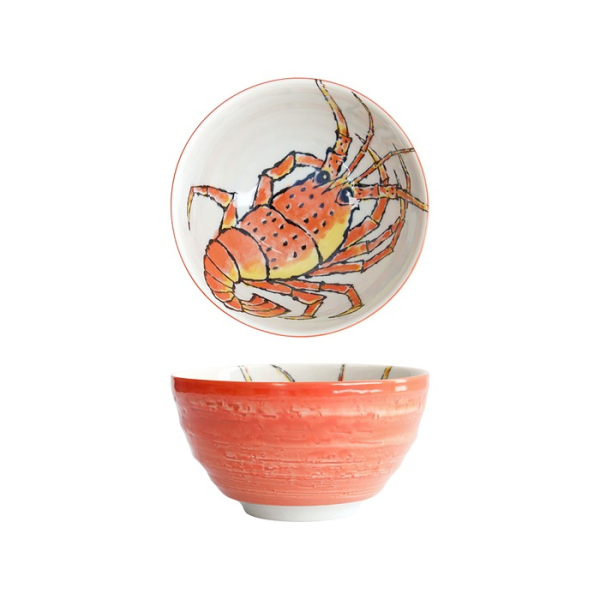 Tokyo Design Studio Bowl, Seafood, Ø 15.8 x 8.1 cm, 950 ml, Lobster, Red