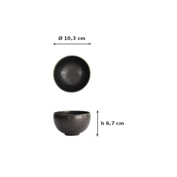 Schale, Onyx Noir, Ø 10,3 cm, Art.-Nr. 15538