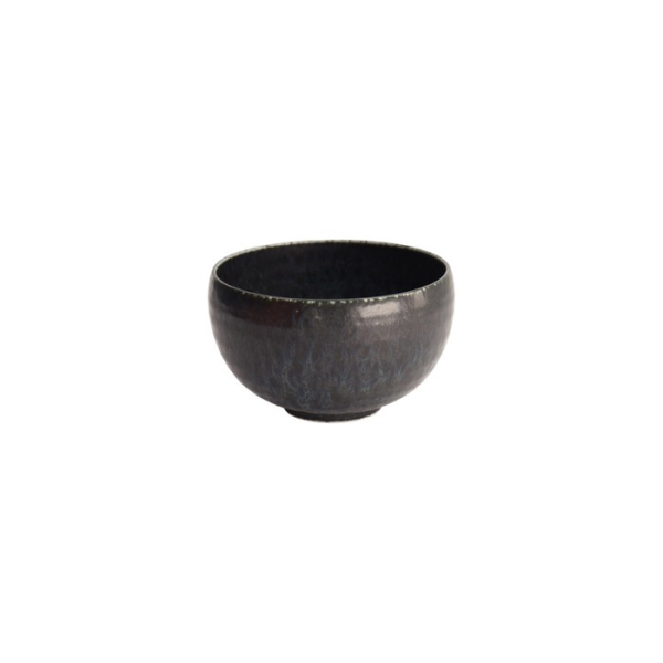Schale Onyx Noir Schwarz, Steinzeug, Ø 13 × 4 cm, 640 ml, Art.-Nr. 15539