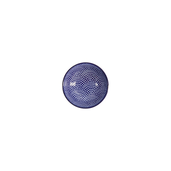 Sauce Bowl Nippon Blue Dots Blue/White, Porcelain, Ø 9.5 × 3 cm, 150 ml, Item No. 15600