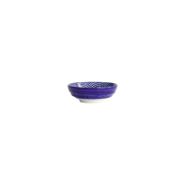 Sauce Bowl Nippon Blue Dots Blue/White, Porcelain, Ø 9.5 × 3 cm, 150 ml, Item No. 15600