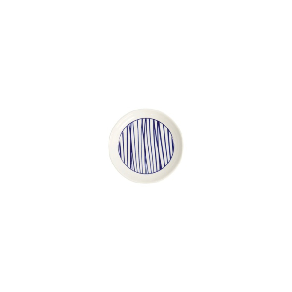 Teeuntersetzer Nippon Blue Lines, Porzellan, Ø 9,5 × 1,5 cm, Art.-Nr. 15643