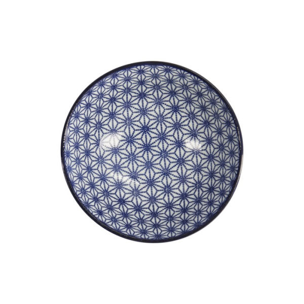 Ramenschale Soba Nippon Blue Stars Blau/Weiß, Porzellan, Ø 21 × 7,8 cm, 1 l, Art.-Nr. 16017
