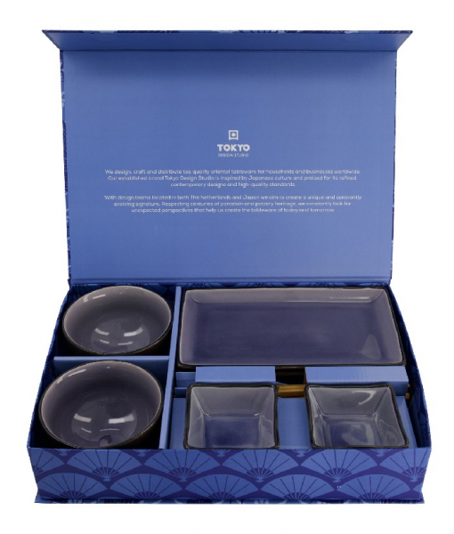 Glassy Blue Sushi Set bei g-HoReCa (Bild 1 von 7)