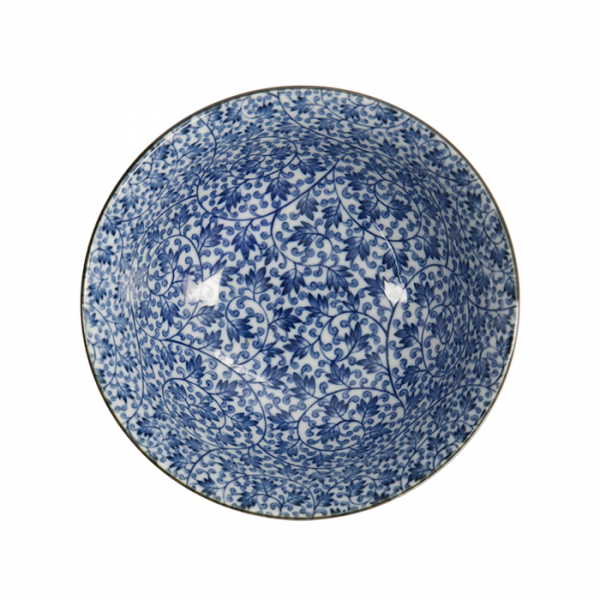 TDS, Schale, Hana Blue Mixed Bowls, Ø 14,8 x 6,8 cm 550 ml, Karakusa, Art Nr. 16522