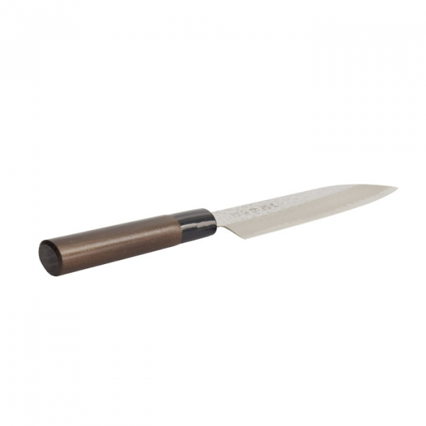 Stainless Steel Cooking Knife Santoku 165mm Hammered Style at g-HoReCa (picture 2 of 5)