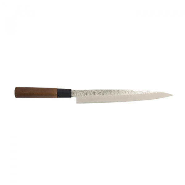 Stainless Steel Cooking Knife Sashimi 210mm Hammered Style at g-HoReCa (picture 1 of 5)