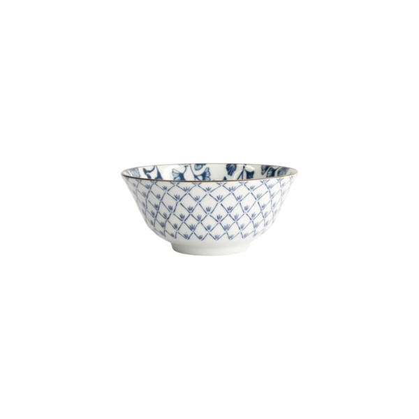 TDS, Reisschale Flora Japonica Maple Blau/Weiß, Porzellan, Ø 14,8 × 7 cm, 500 ml, Art.-Nr. 16702