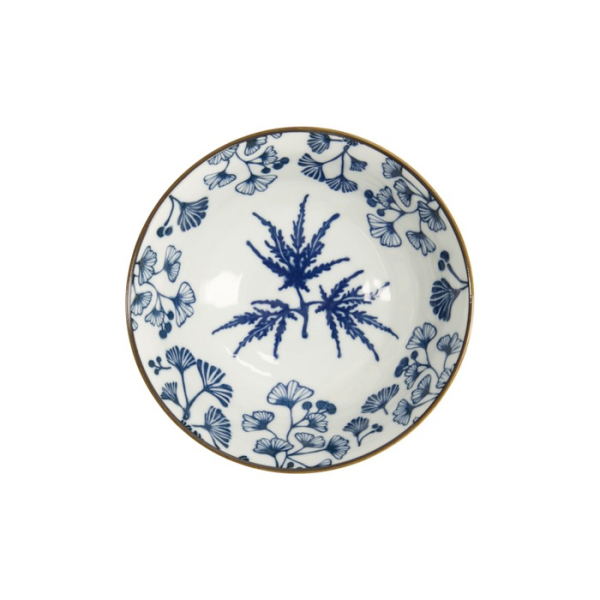 Nudelschale Flora Japonica Maple Weiß/Blau, Porzellan, Ø 20,3 × 8 cm, 1 l, Art.-Nr. 16707