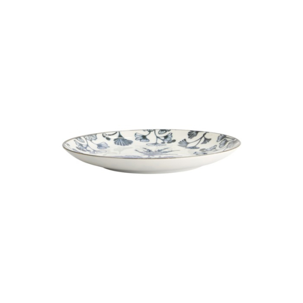 Plate Flora Japonica Maple Blue/White, Porcelain, Ø 20.6 × 2.2 cm, Item No. 16717