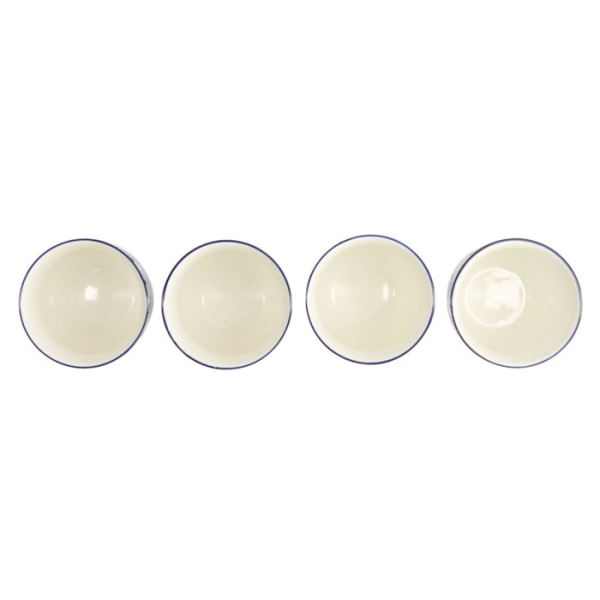 TDS, Tea Cup Set Flora Japonica Blue, 4 pcs., Porcelain, Ø 6.7 × 7.7 cm, 170 ml, Item No. 16728